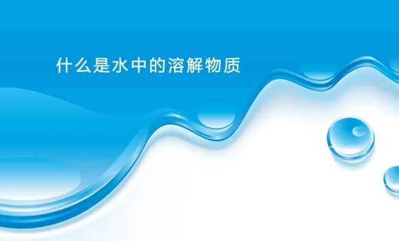 什么是水中的溶解物質？